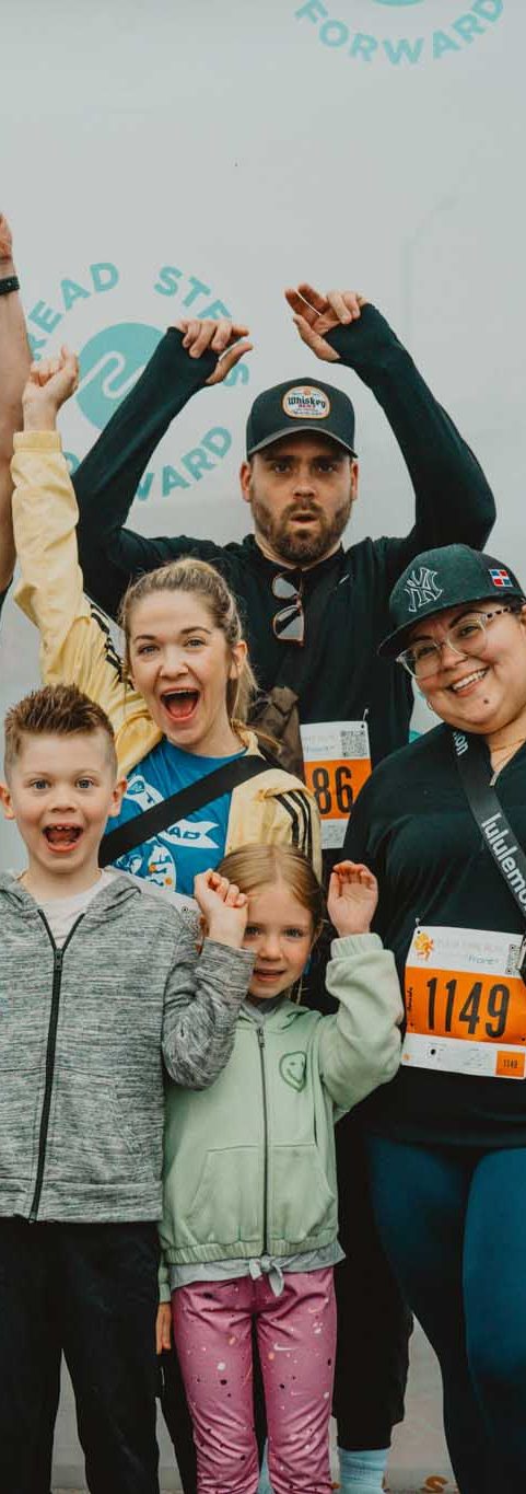 Engedi Grand Rapids members participate in the Tulip Time Tread race.