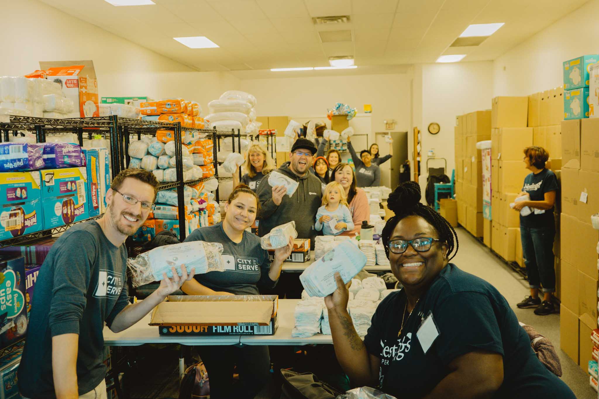 City Serve local outreach with Engedi Church in West Michigan.