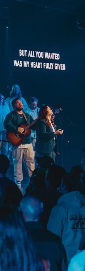 Engedi Worship team leading worship at Engedi Church in West Michigan.