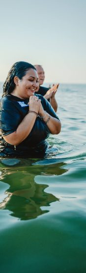 Experience joy getting baptized at Engedi Church in West Michigan.